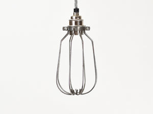 Cage Shade | Drop | Raw Steel - Vendimia Lighting Co.