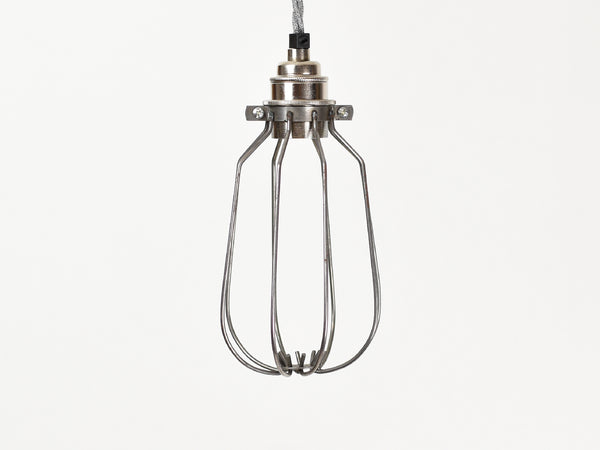 Cage Shade | Drop | Raw Steel - Vendimia Lighting Co.