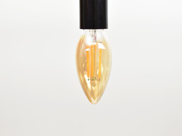 E14 LED Filament Bulb | C35 | Amber - Vendimia Lighting Co.