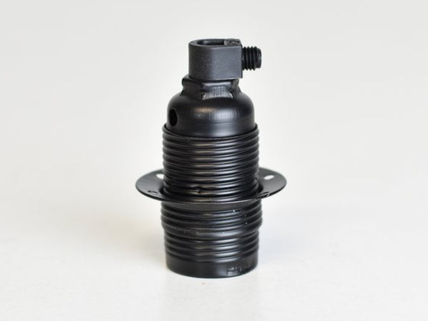 E14 Steel Bulb Holder | Jet Black - Vendimia Lighting Co.