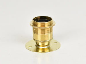 E27 ES Brass Bulb Holder | Batten Lamp Fitting | Threaded Brass - Vendimia Lighting Co.