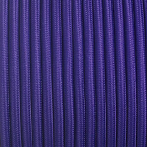 Fabric Cable | Round | Imperial Purple - Vendimia Lighting Co.