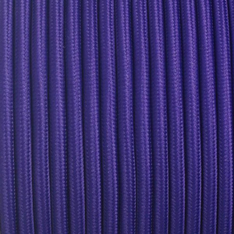 Fabric Cable | Round | Imperial Purple - Vendimia Lighting Co.