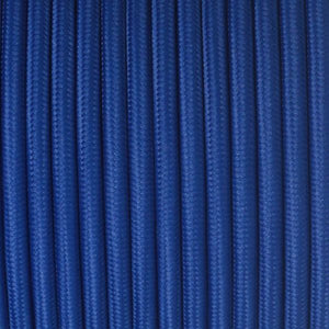 Fabric Cable | Round | Royal Blue - Vendimia Lighting Co.