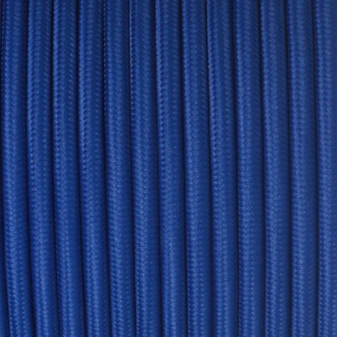 Fabric Cable | Round | Royal Blue - Vendimia Lighting Co.