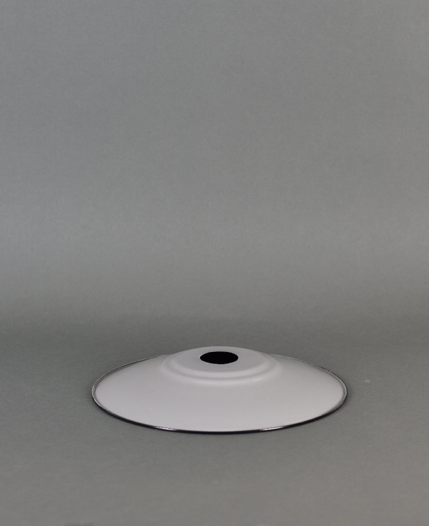 Enamel Shade | Flat | Beige Grey - Vendimia Lighting Co.