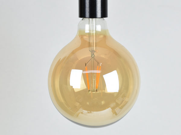 E27 LED Filament Bulb | G125 | Amber - Vendimia Lighting Co.