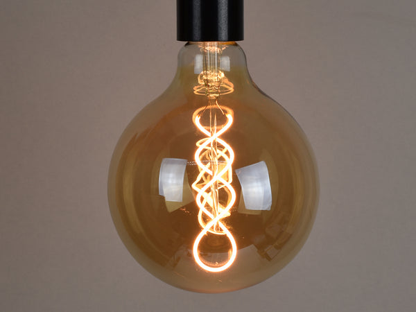 E27 LED Filament Bulb | G125 | Spiral - Vendimia Lighting Co.