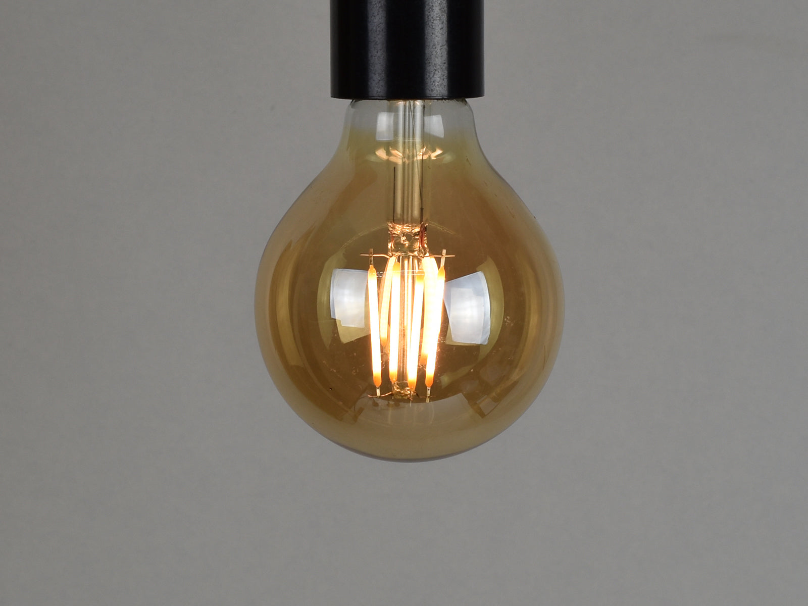 E27 LED Filament Bulb | G80 | Amber - Vendimia Lighting Co.