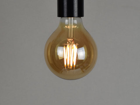 B22 LED Filament Bulb | G80 | Amber - Vendimia Lighting Co.