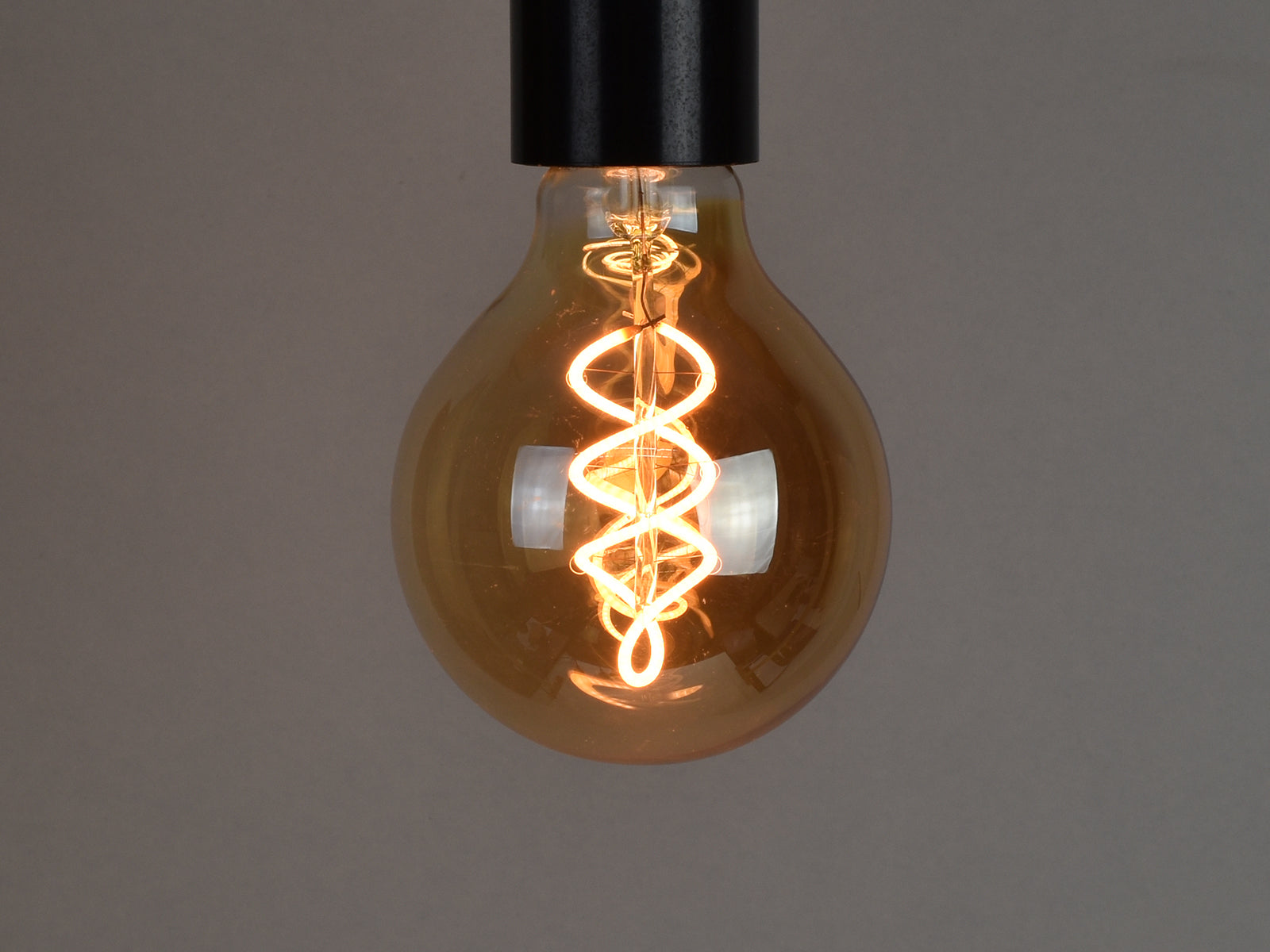 E27 LED Filament Bulb | G80 | Spiral - Vendimia Lighting Co.