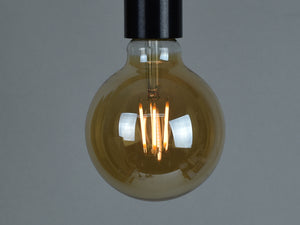 B22 LED Filament Bulb | G95 | Amber - Vendimia Lighting Co.