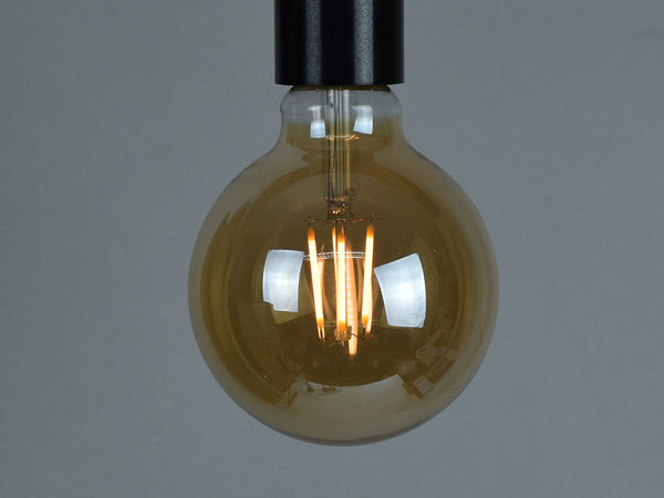 E27 LED Filament Bulb | G95 | Amber - Vendimia Lighting Co.