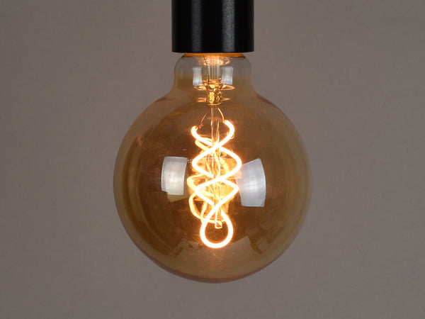 E27 LED Filament Bulb | G95 | Spiral - Vendimia Lighting Co.