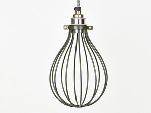 Cage Shade | Balloon | Army Green - Vendimia Lighting Co.