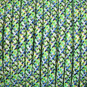 Fabric Cable | Round | Pixel Green - Vendimia Lighting Co.