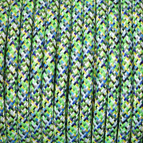 Fabric Cable | Round | Pixel Green - Vendimia Lighting Co.