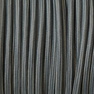 Fabric Cable | Round | Steel Grey - Vendimia Lighting Co.