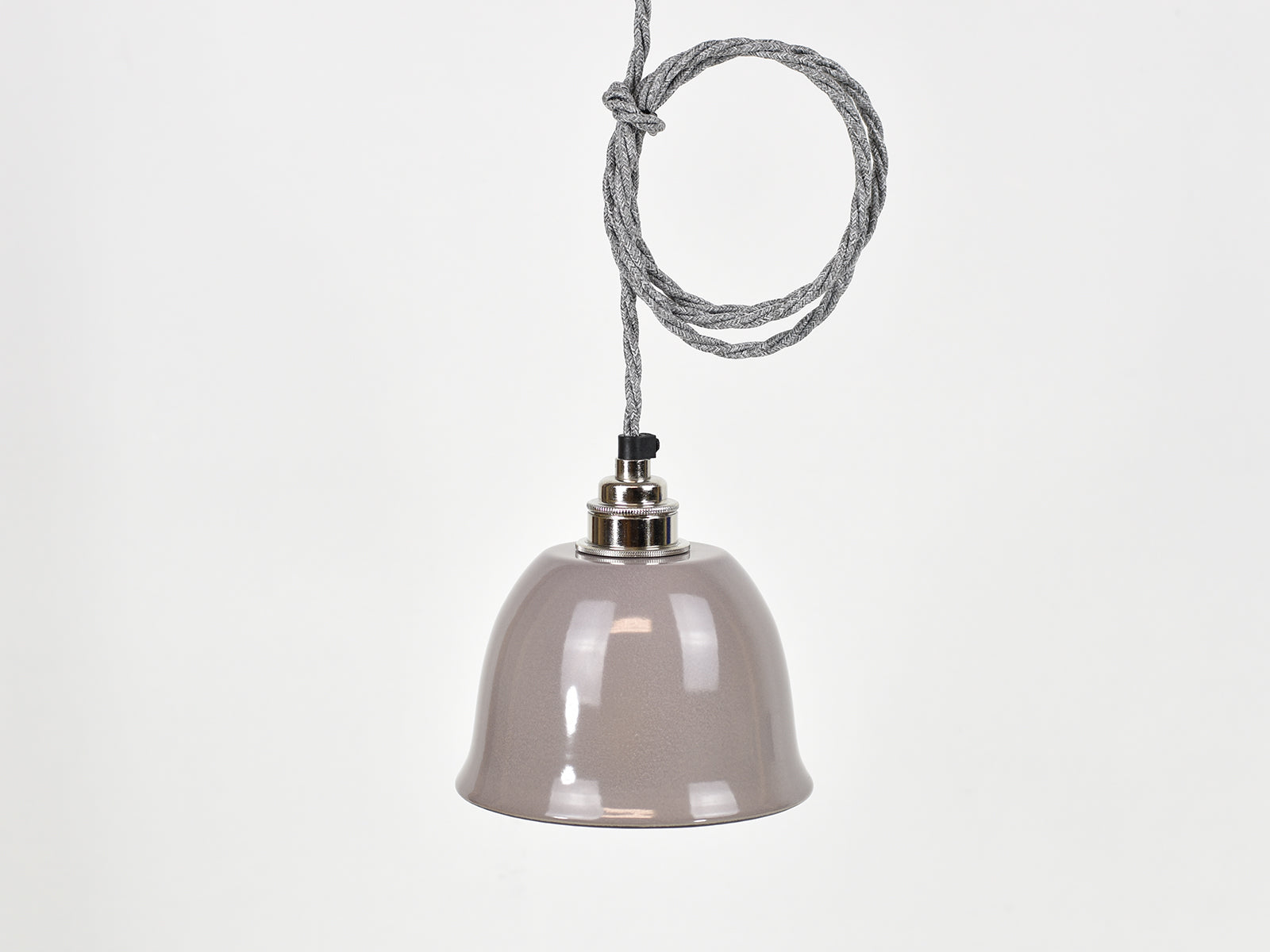 Ceiling Light | Bell Enamel Shade | Gilded Beige - Vendimia Lighting Co.