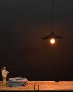 Ceiling Pendant | Flat | Jet Black - Vendimia Lighting Co.