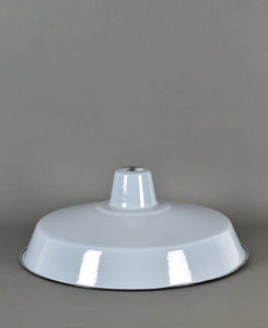Enamel Shade | XL Industrial | Dove Grey - Vendimia Lighting Co.