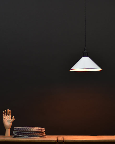 Ceiling Pendant | Coolie | Brilliant White - Vendimia Lighting Co.