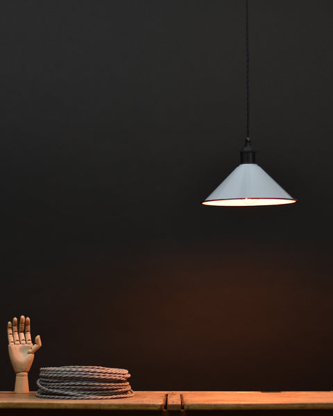 Ceiling Pendant | Coolie | Dove Grey - Vendimia Lighting Co.