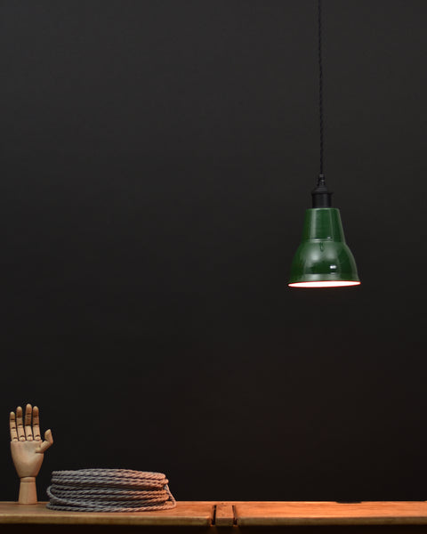 Ceiling Pendant | Cone | Classic Green - Vendimia Lighting Co.
