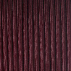 Fabric Cable | Round | Wine Red - Vendimia Lighting Co.