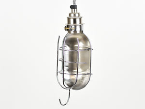 Cage Shade | Inspection Lamp | Polished Silver - Vendimia Lighting Co.