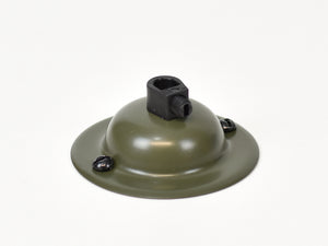 Steel Ceiling Rose | Dome | Army Green - Vendimia Lighting Co.