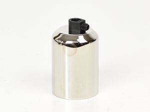 Brass Bulb Holder | Domed | Nickel Silver - Vendimia Lighting Co.