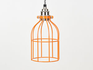Cage Shade | Bird Cage | Burnt Orange - Vendimia Lighting Co.