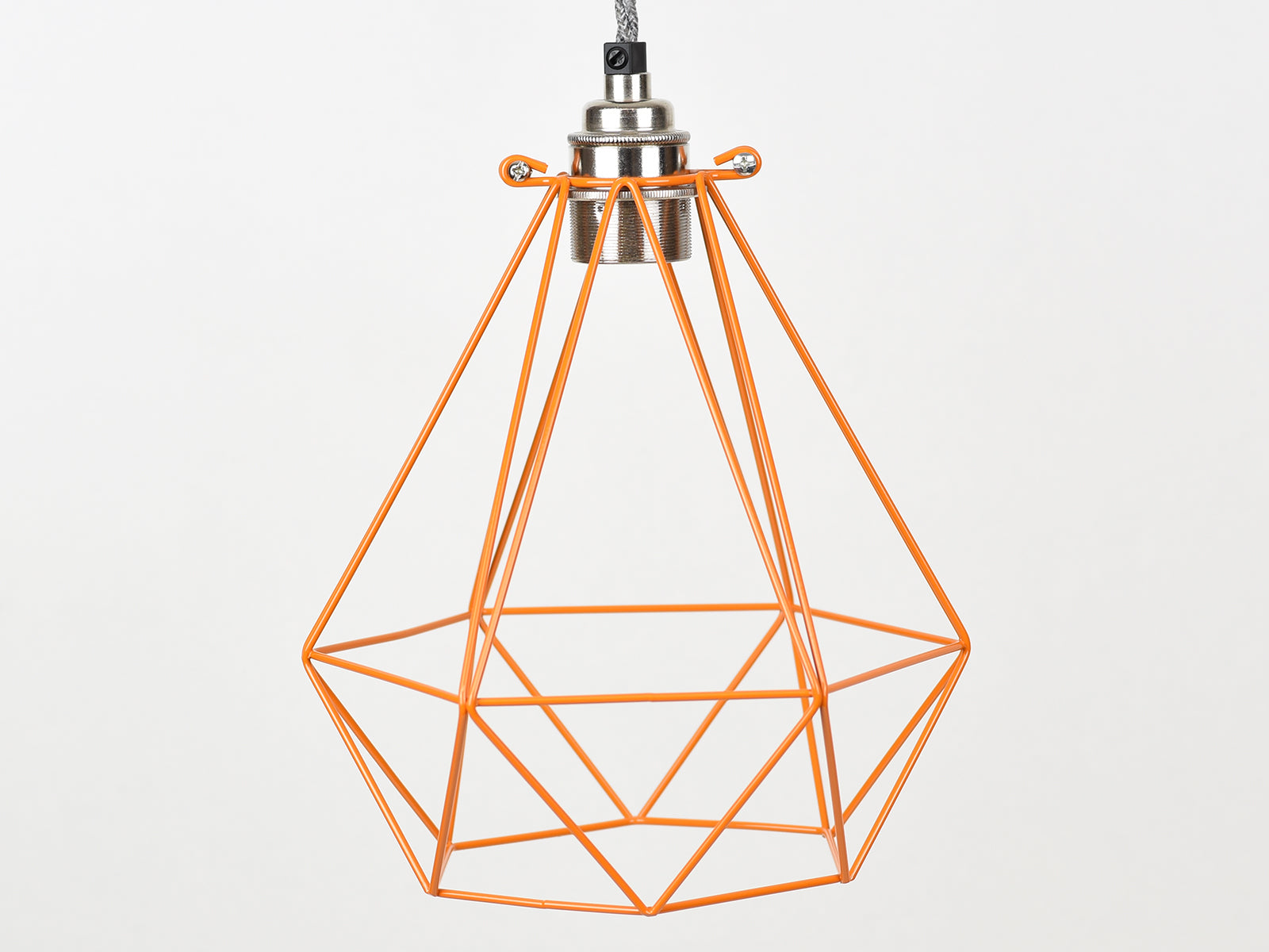 Cage Shade | Diamond | Burnt Orange - Vendimia Lighting Co.