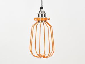 Cage Shade | Drop | Burnt Orange - Vendimia Lighting Co.