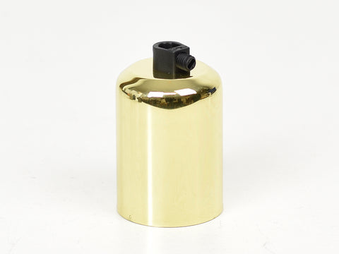 Brass Bulb Holder | Domed | Brass - Vendimia Lighting Co.