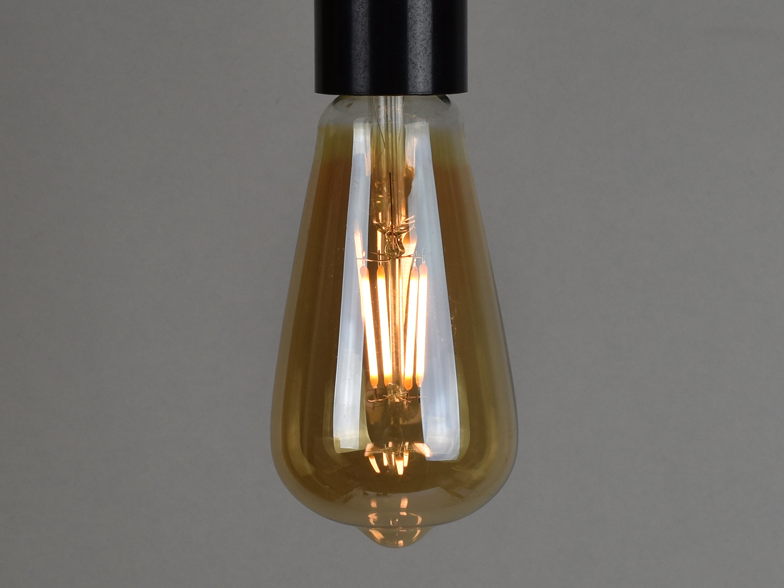 E27 LED Filament Bulb | ST64 | Amber - Vendimia Lighting Co.