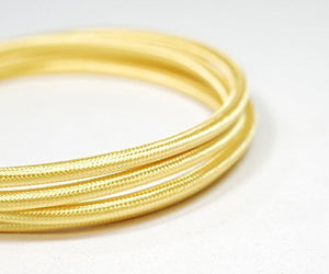 Fabric Cable | Round | Sunshine Gold - Vendimia Lighting Co.