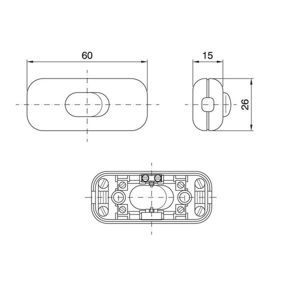 Inline Lamp Switch | 4 Colours - Vendimia Lighting Co.