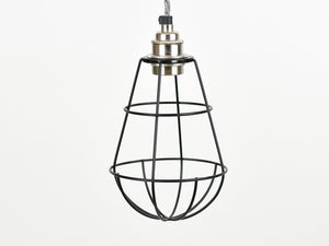 Cage Shade | Teardrop | Jet Black - Vendimia Lighting Co.