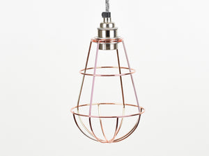 Cage Shade | Teardrop | Polished Copper - Vendimia Lighting Co.