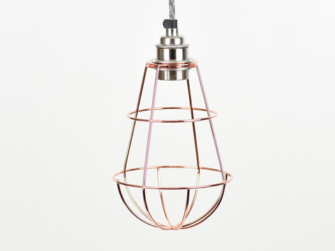 Cage Shade | Teardrop | Polished Copper - Vendimia Lighting Co.