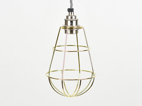 Cage Shade | Teardrop | Pure Gold - Vendimia Lighting Co.