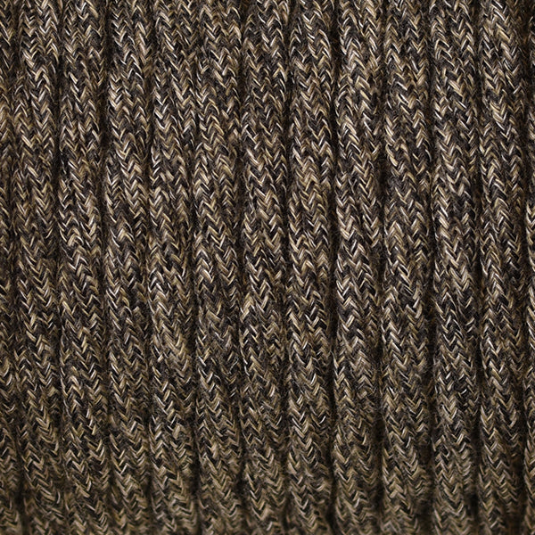 Fabric Cable | Twisted | Brown Tweed - Vendimia Lighting Co.