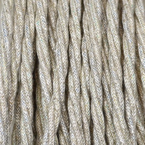 Fabric Cable | Twisted | Hessian - Vendimia Lighting Co.