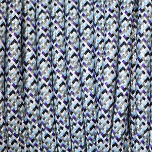 Fabric Cable | Round | Pixel White - Vendimia Lighting Co.