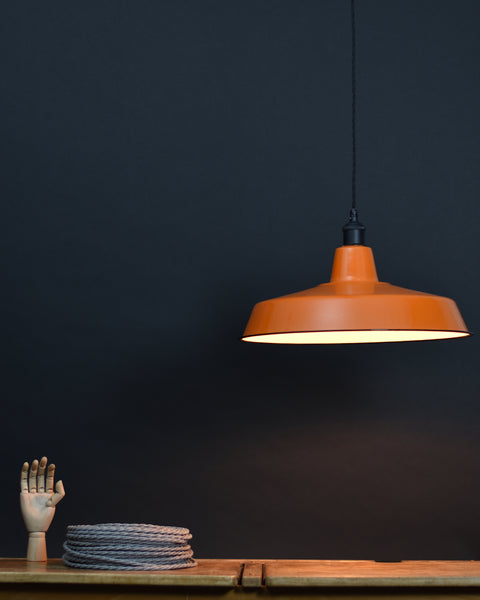 Ceiling Pendant | XL Industrial | Orange - Vendimia Lighting Co.