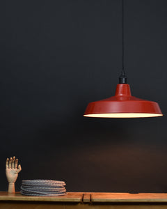 Ceiling Pendant | XL Industrial | Bright Red - Vendimia Lighting Co.