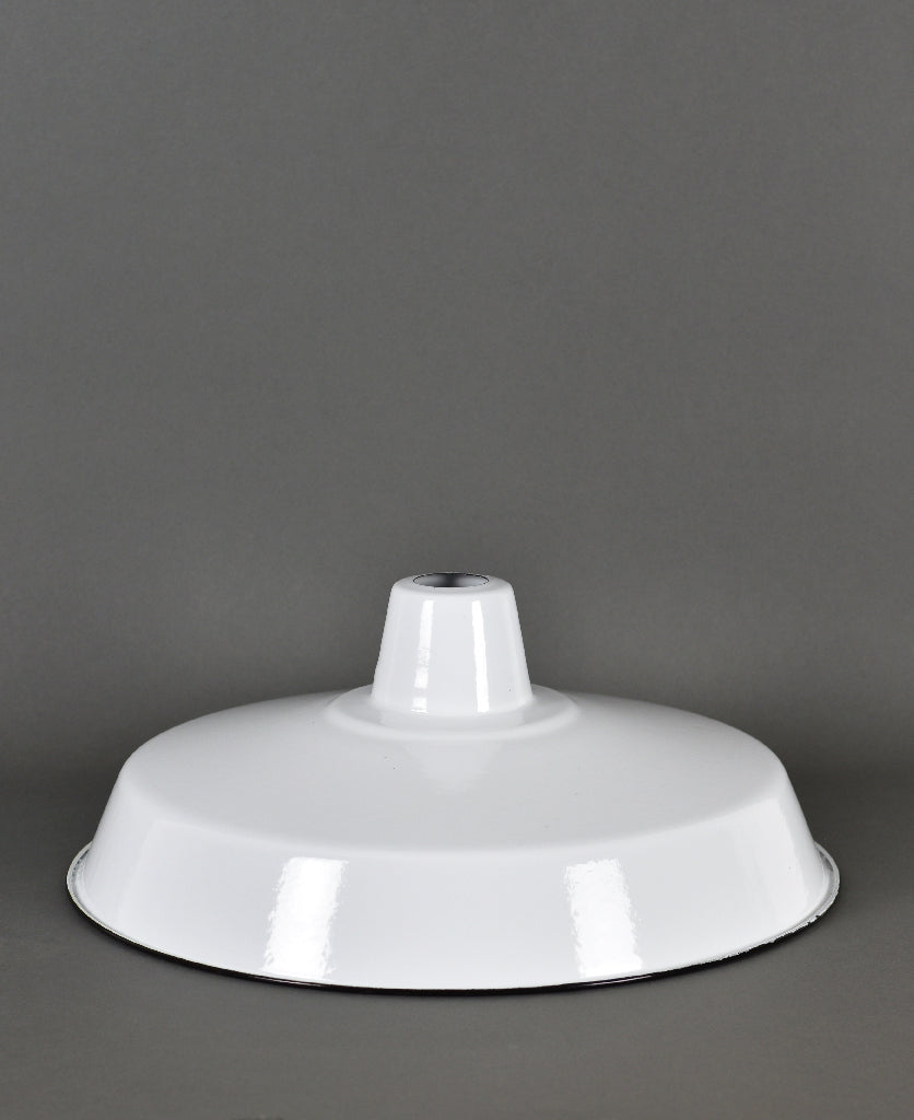 Enamel Shade | XL Industrial | Brilliant White - Vendimia Lighting Co.