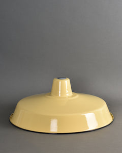 Enamel Shade | XL Industrial | Pale Yellow - Vendimia Lighting Co.